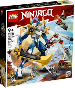 LEGO 71772 NINJAGO Le Roi de Cristal, Jouet de Ninja, Figurine Lloyd, Garde  et Guerrier, Cristallisés, Cadeau Enfants Des 9 Ans 