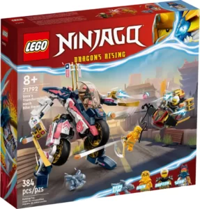LEGO 71772 NINJAGO Le Roi de Cristal, Jouet de Ninja, Figurine Lloyd, Garde  et Guerrier, Cristallisés, Cadeau Enfants Des 9 Ans 